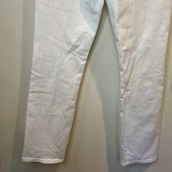 NWT Frame White Le High Ripped Straight Leg High Rise Jeans, Size 27 - Picture 10 of 14